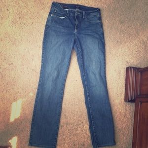NYDJ Marilyn Straight Denim Pants SZ 8 Preowned